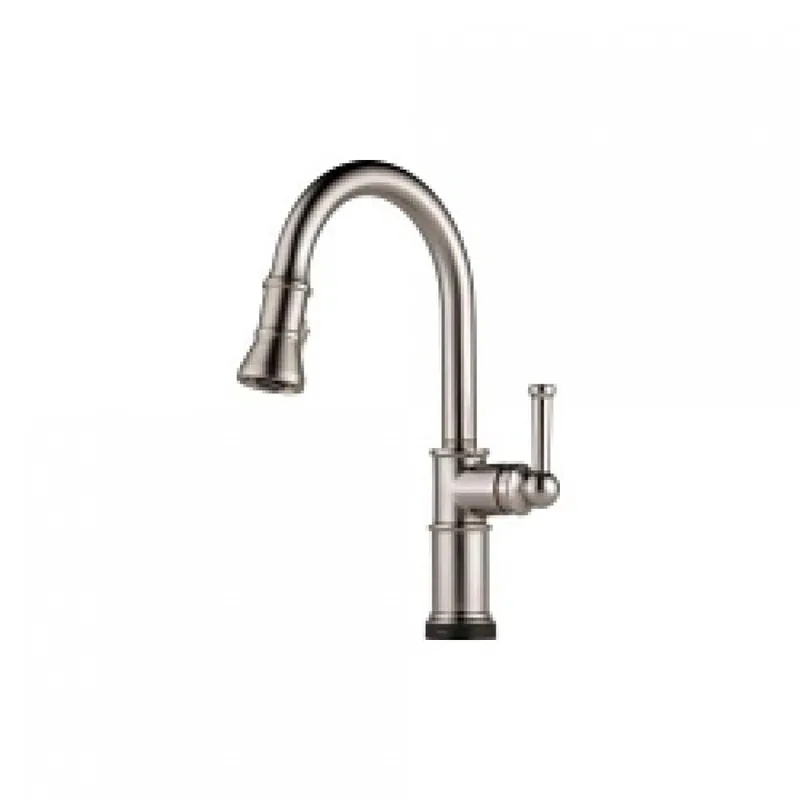 Delta Faucet 63975LF-GLLHP Brizo Odin: Pull-Down Prep Faucet with Arc Spout - Less Handle