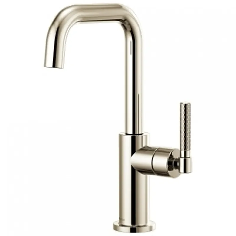 Delta Faucet 61053LF-PN Brizo Litze Bar Faucet with Square Spout and Knurled Handle Kit