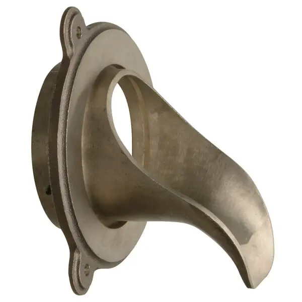 ZURN ZARB199-6-PVC Bronze Downspout Nozzle with 6 PVC Slip-On Outlet