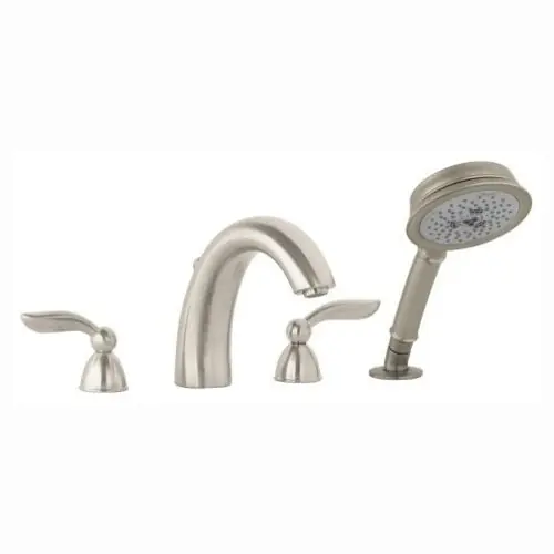 Hansgrohe 06665820 Solaris Tub Filler Trim With Handshower Less Valve In Brushed Nickel