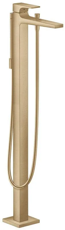 Hansgrohe 32532141 Metropol Single Handle Lever Floor Mount Filler in Brushed Bronze (Trim Only)