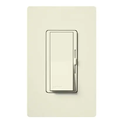 Lutron DVSCFSQ-LF-BI Combination Switch - Decorative, 1 Poles