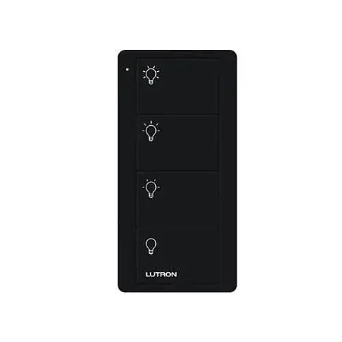 Lutron PJ2-4B-GBL-L31 Pico 4-Button Scene Light Control, Black