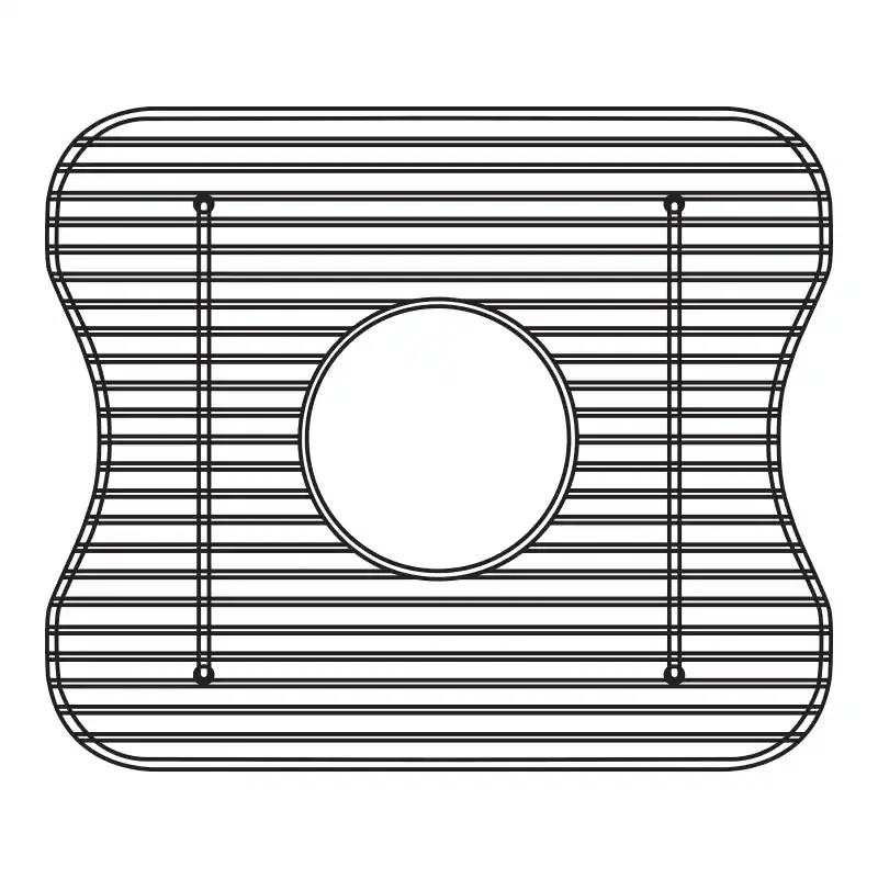 ELKAY LKBG1613WH GRID 12.5X15' BTTM WHT VINYL COVERED WIRE