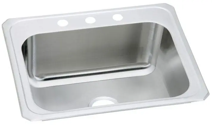Elkay DCR2522103 Pursuit Stainless Steel 25 x 22 x 10-1/4 Single Bowl Drop-in Laundry Sink