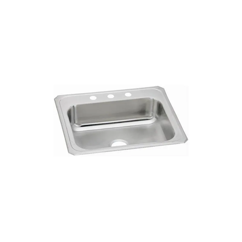 Elkay CR25222 Celebrity Stainless Steel 25 x 22 x 7 Single Bowl Drop-in Sink