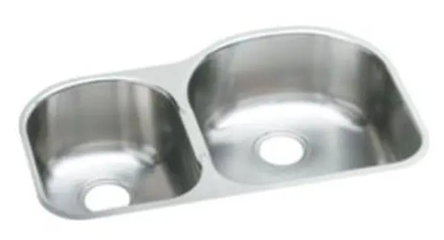 Elkay EGUH311910L Harmony Drop-In/Undermount Sink 304 Nickel Bearing Stainless Steel 31-1/4 x 20 x 10
