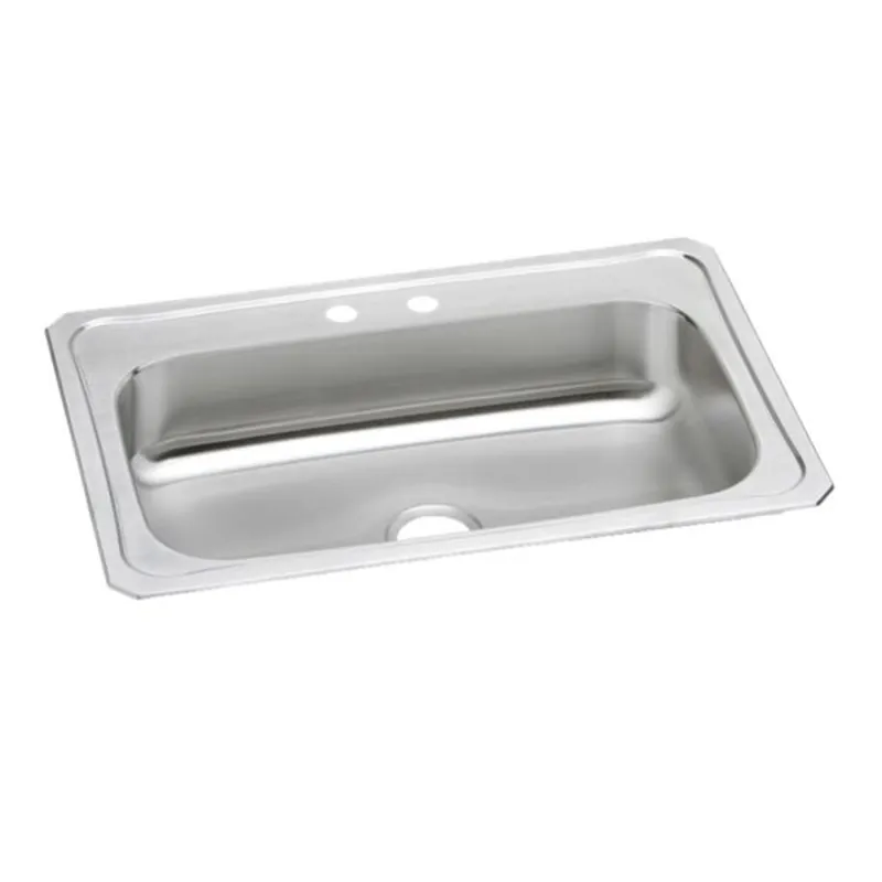 Elkay CRS33222 Celebrity Stainless Steel 33 x 22 x 7 Single Bowl Drop-in Sink