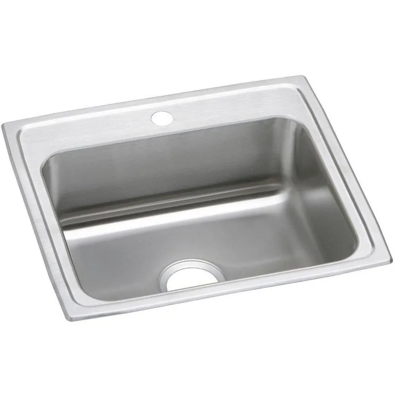 Elkay PSR22191 Celebrity 22 x 19-1/2 in. 1 Hole Stainless Steel Single Bowl Drop-in Kitchen Sink