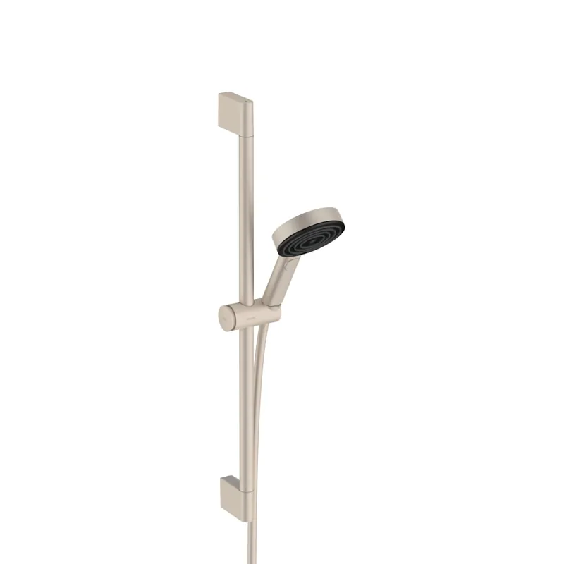 Hansgrohe 24162821 Pulsify S Wallbar Set 105 3-Jet 1.75 GPM in Brushed Nickel