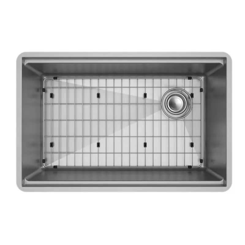 Elkay EFRU27169RW Elkay Crosstown 16 Gauge Workstation Stainless Steel 28-1/2 x 18-1/2 x 8-1/2 Single Bowl Undermount Sink Kit