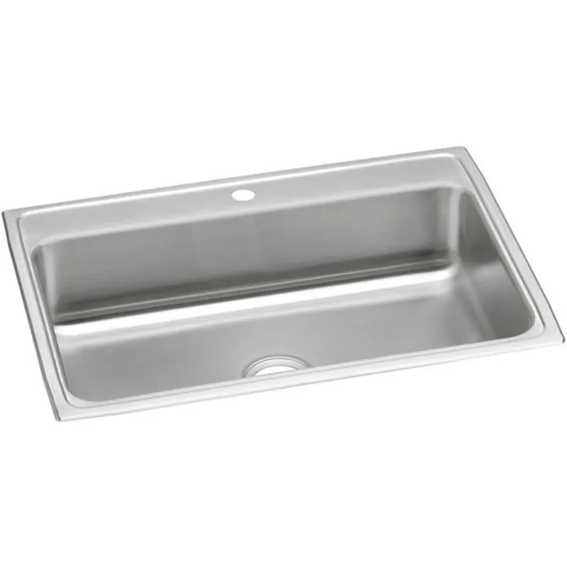 Elkay PSR31221 Elkay Celebrity Stainless Steel 31 x 22 x 7-1/8 1-Hole Single Bowl Drop-in Sink