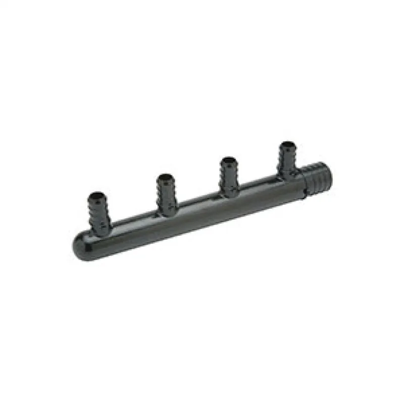 Zurn QPM53-4 Polymer Multi-port Tee - 1 PEX Crimp Inlet (closed end) w/ 4 1/2 P