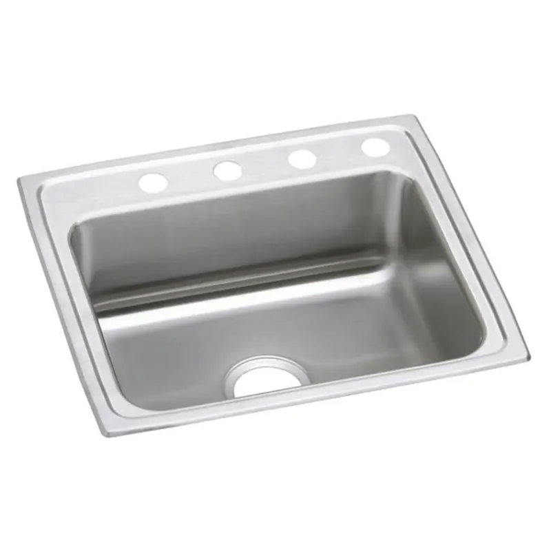 Elkay PSR25224 Celebrity Stainless Steel 25 x 22 x 7-1/2 Single Bowl Drop-in Sink