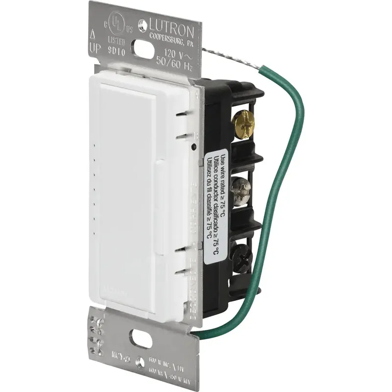Lutron MAELV-600-WH Maestro Electronic Low-Voltage Dimmer, 600 Watts, White