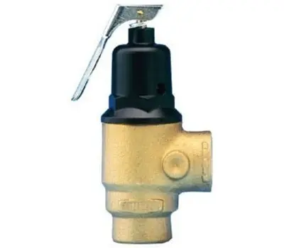 Wilkins 114-P3000BR-100 1-1/4 in. FNPT x FNPT 100 PSI Cast Bronze Pressure Safety Relief Valve