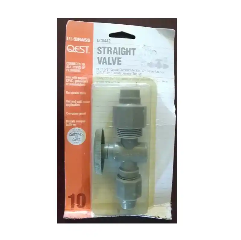 ZURN 067-0409 STOP 5/8ODX3/8OD STRGHT QEST