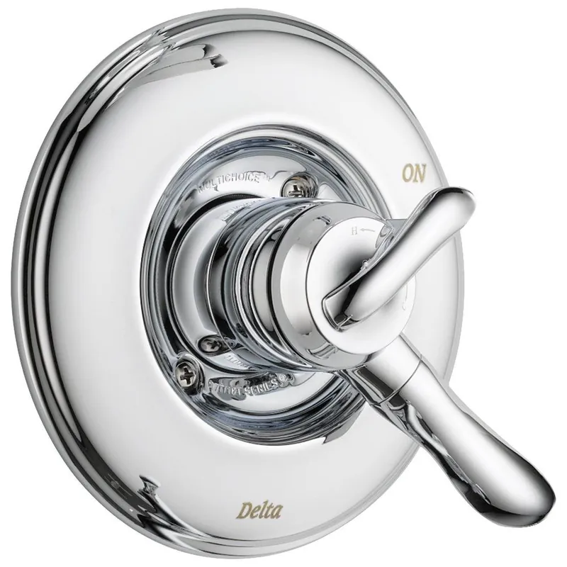 Delta Faucet T17094 Linden Two Handle Pressure Balancing Valve Trim in Chrome