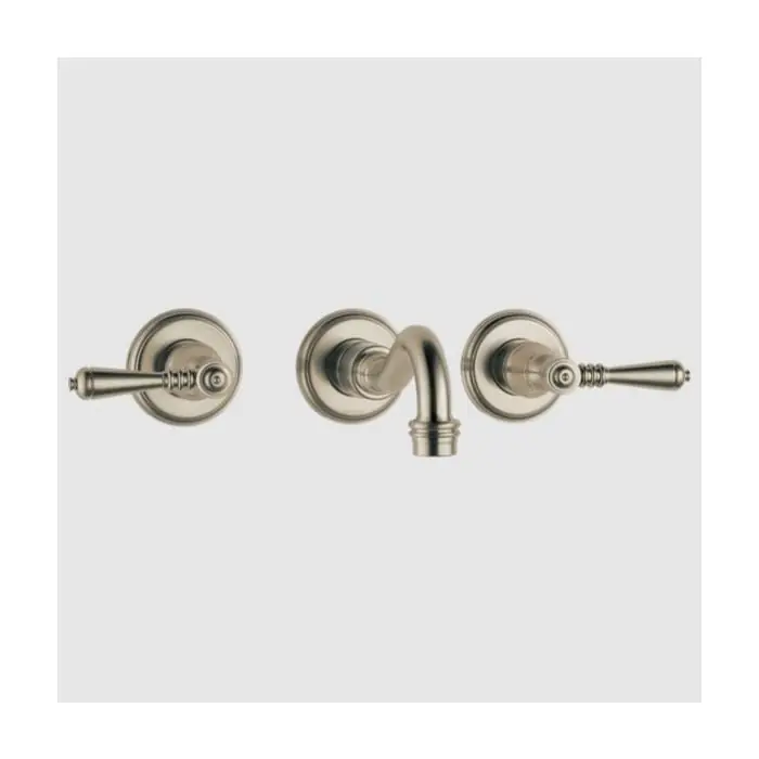 Delta 65836LF-BN Brizo Tresa Two-Handle Wall Mount Lavatory Faucet 1.5 GPM