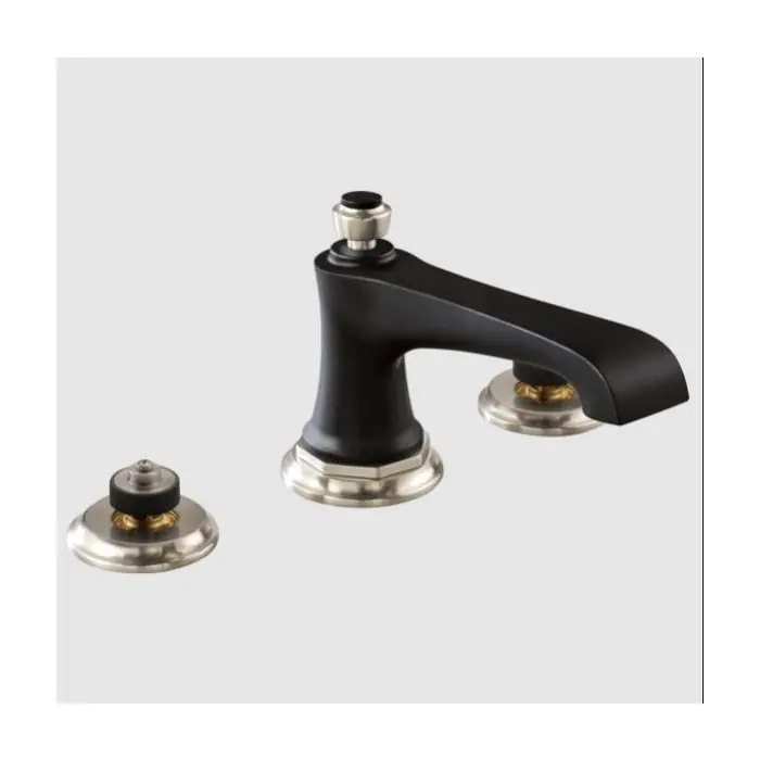 Delta 65360LF-NKBLLHP Brizo Rook: Widespread Lavatory Faucet - Less Handles 1.5 GPM
