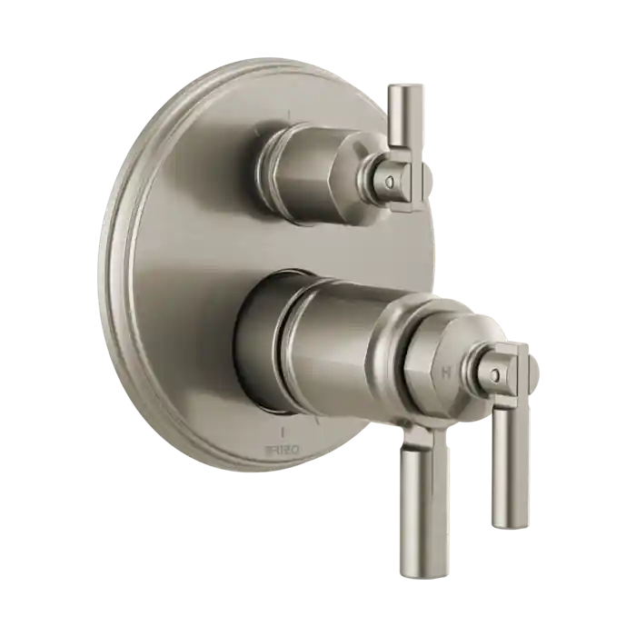 Delta T75576-NK Brizo Invari®: Tempassure® Thermostatic Valve With Integrated 3-Function Diverter Trim