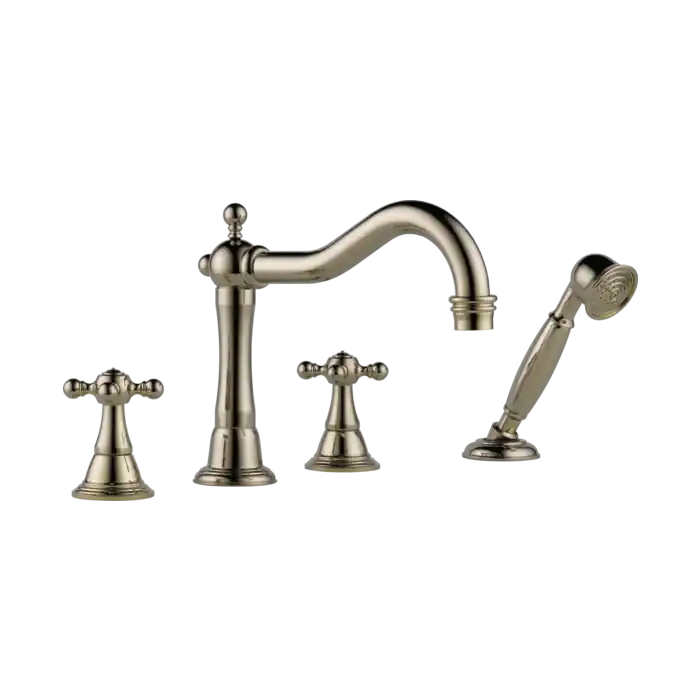 Delta T67438-PN Brizo Tresa Roman Tub Trim with Hand Shower