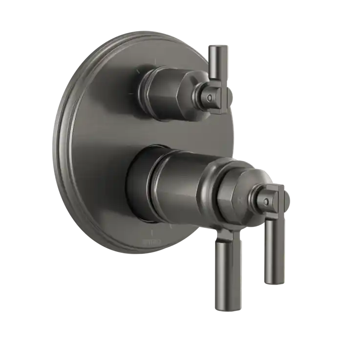 Delta T75576-SL Brizo Invari: Tempassure Thermostatic Valve With Integrated 3-Function Diverter Trim