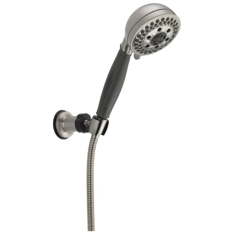 Delta 55445-SS H2Okinetic 5-Setting Adjustable Wall Mount Hand Shower