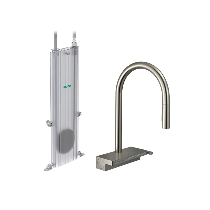 Hansgrohe 73831801 Aquno Select HighArc Kitchen Faucet, 1.75 GPM in Stainless Steel Optic