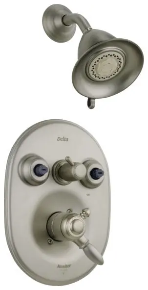 Delta Faucet T1825-NN Jetted Shower System Wall Mount Pressure Balancing