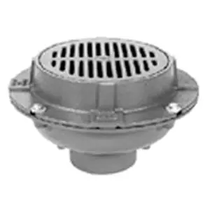 Zurn Z550-4NL-P-TC-Y Dura Coated Cast Iron Area Drain 4 in Neo-Loc