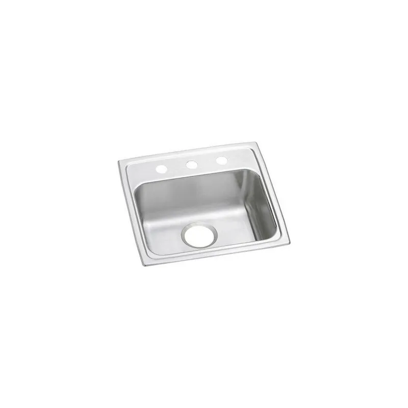 Elkay LRAD1918602 Lustertone 19 x 18 in. 2 Hole Drop-In Kitchen Sink
