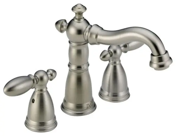 Delta Faucet 4555SS-216SS Victorian 1.5 GPM Deck Mount Bathroom Sink Faucet