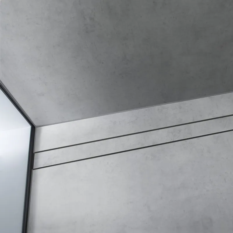 Hansgrohe 56114001 RainDrain Rock Trim Flex 59 1/8 Cut to Size and Tileable