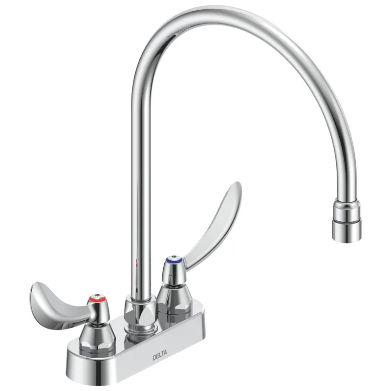 Delta 27C4924-R7 Commercial Two Handle 4 Deck Mount Faucet