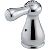 Delta H678 Leland H678 Series Two Metal Lever Handle Set For Roman Tub Faucets Chrome
