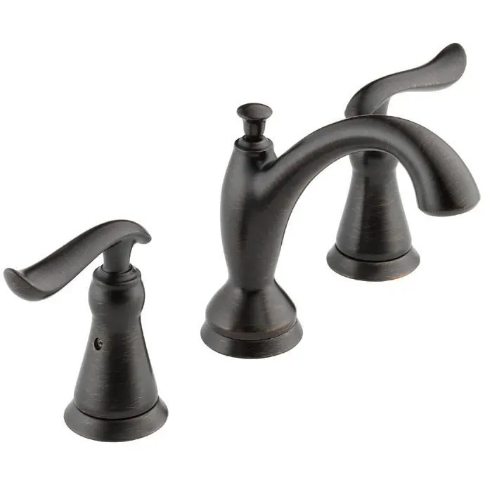 Delta 3594-RBMPU-DST Linden Two Handle Widespread Lavatory Faucet with Metal Pop-Up Drain Venetian Bronze * CLEARANCE *