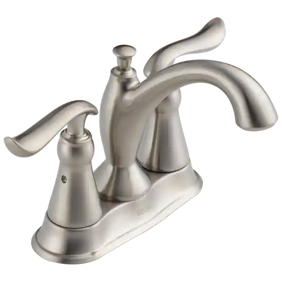 Delta 2594-SSMPU-DST Linden Two-Handle Centerset Lavatory Faucet With Metal Pop-Up Drain Stainless * CLEARANCE *