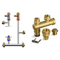 Navien GXXX002396 Manifold Kit, Stainless Steel for NHB-H Boilers