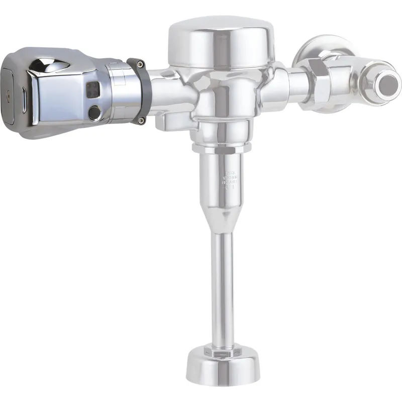 Delta DEFM-100 Electronic Side Mount Flush Kit Converts 81T Teck Flush Valves and 86T Metering Urinals to Electric Battery Operated Chrome * CLEARANCE *