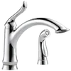 Delta 4453-DST Linden One-Handle Kitchen Faucet, With Spray, Chrome * Clearance *