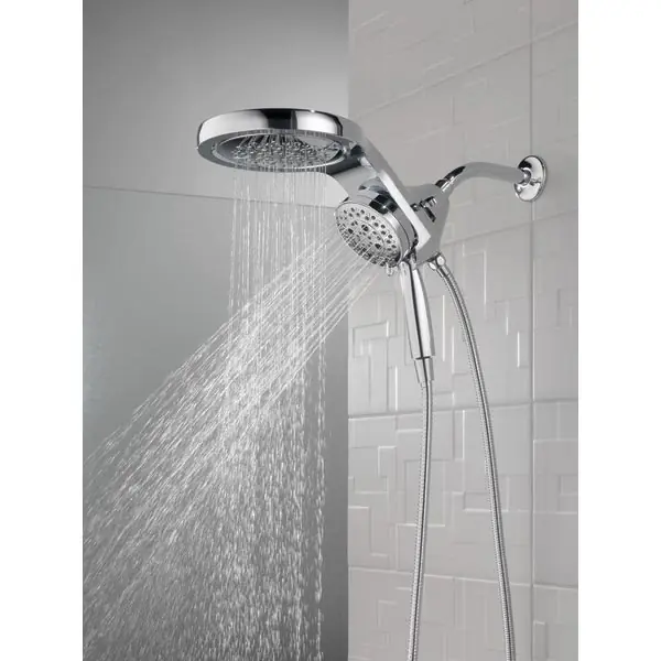 Delta 58680-SS25 HydroRain H2Okinetic 5-Setting Two-in-One Shower Head Stainless Replacement MPN