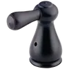 Delta H678RB Leland H678 Series Two Metal Lever Handle Set for Roman Tub Faucets * Clearance *