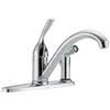 Delta 300-DST Classic One-Handle Kitchen Faucet With Lever Handle With Integral Hand Spray Chrome * CLEARANCE *