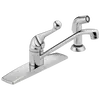 Delta 400LF-WF Classic One-Handle Kitchen Faucet, With Lever Handle, With Hand Spray, Chrome * Clearance *