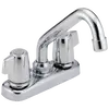 Delta 2133LF Classic Two-Handle Centerset Laundry Faucet With Blade Handles Chrome * CLEARANCE *