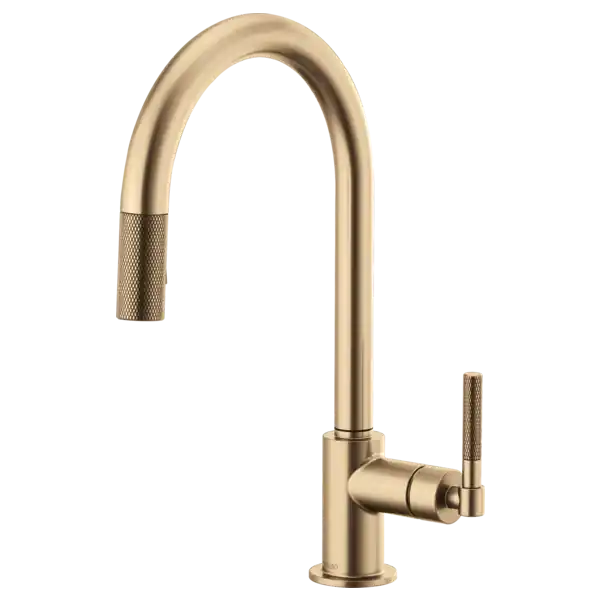 Delta 63043LF-GL Litze One-Handle High-Arc Pull-Down Kitchen Faucet Luxe Gold * CLEARANCE *