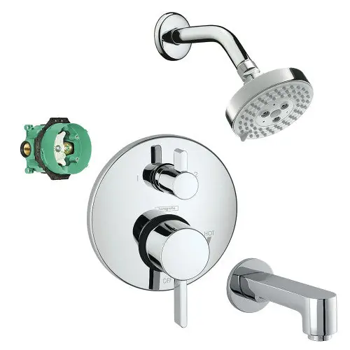 Hansgrohe KST04231-04340-13PC-2 Trim Kit Tub/Shower Raindance S 100 3-Jet