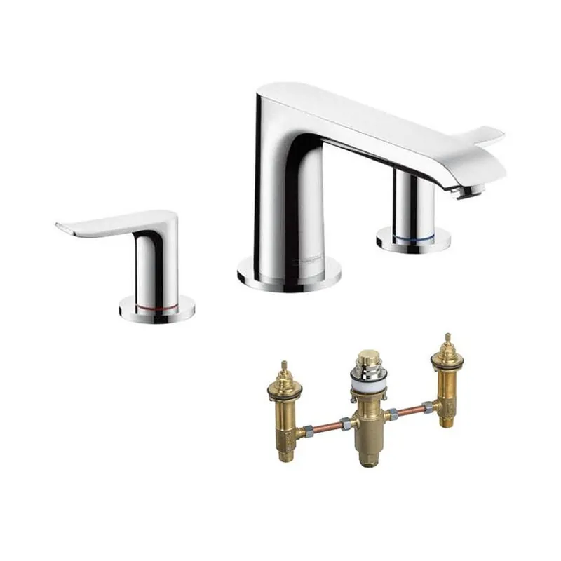 HANSGROHE KT31440-06607CR-2 TRIM KIT 3HL ROMAN TUB METRIS E