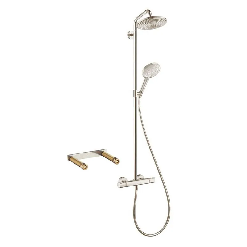 Hansgrohe KS27115-16181BN-2 Showerpipe Kit Raindance S 240